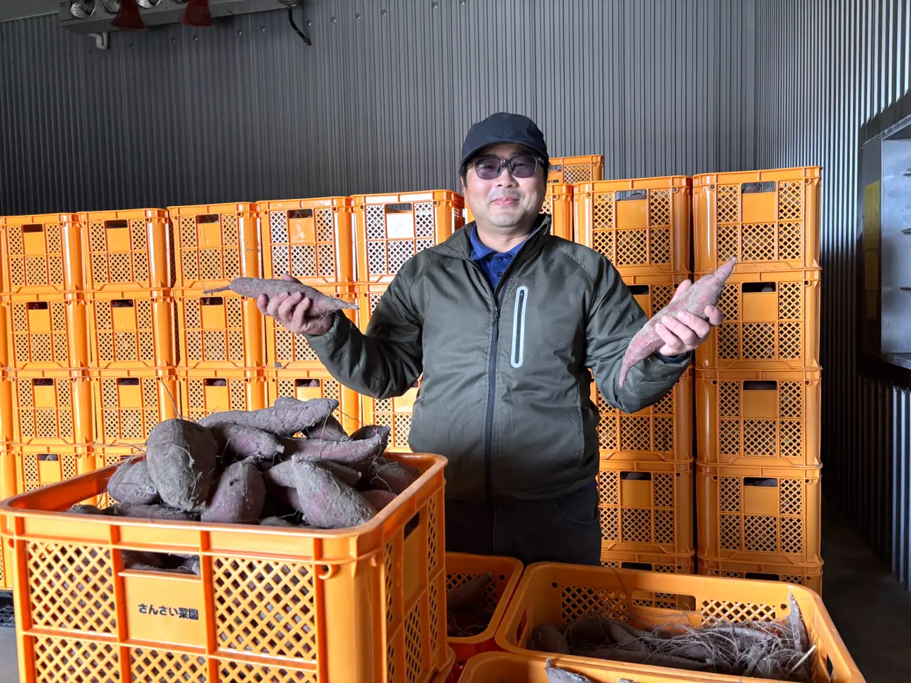 さんさい菜園の重松太地さん