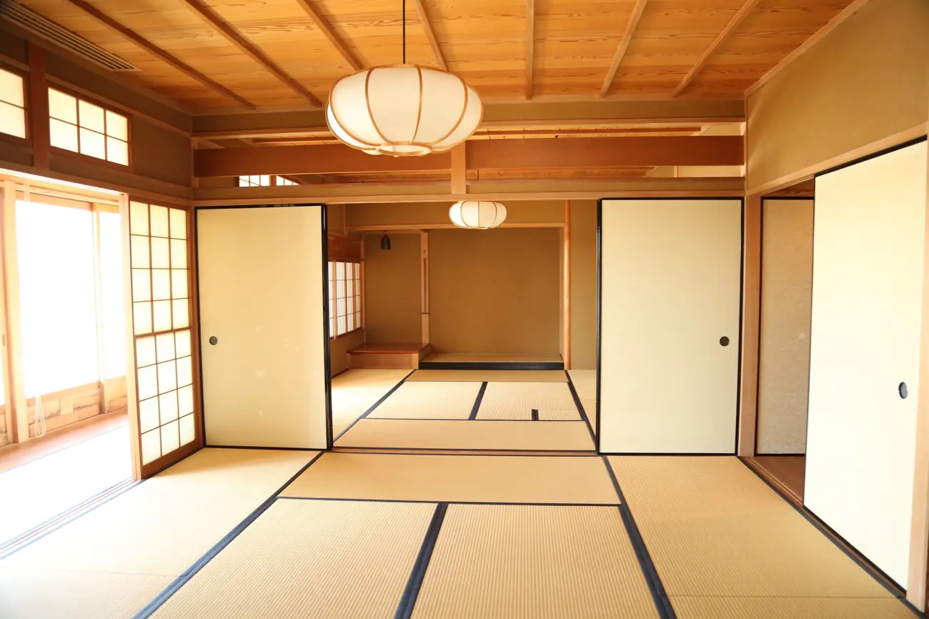 数寄屋造りの砂沼庵の外観